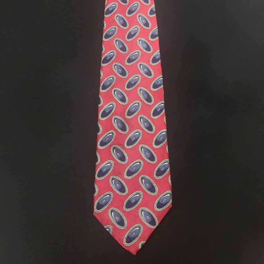 Robert Talbott - Red and Blue Silk Tie